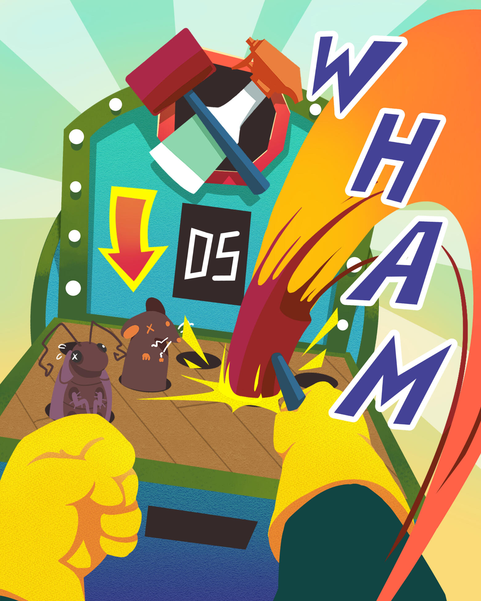 Children's Illustration - Happy Exterminator